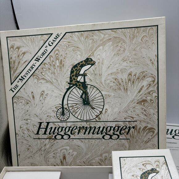 Huggermugger The Mystery Word Board Game 1989 Diana Carlston Vintage Complete F4 - Picture 2 of 6